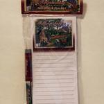NP 104-W     $2.00

Images of Colonial Williamsburg are on each page of this lined notepad and matching pen.

