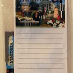 NP104-V     $2.00
VIRGINIA Pen and Pad set
This bagged pen and pad set has images of the Old Dominion State on each lined page and on the matching pen.