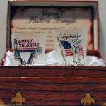 GL2500          $5.00

Boxed set of Historic Triangle shot glasses is perfect for gift giving. Two shot glasses are nestled in an attractive gift box.