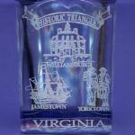W69

Images of the Historic Triangle are laser-cut into this Virginia shot glass

$3.00