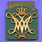 W-13S
Similar to W-13C, but the rectangular background of this bilevel magnet allows the name, Williamsburg, to be lasered into the background.        $2.50