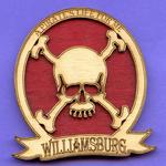 W-17
Not only were many pirates locked up in the Williamsburg goal, but Blackbeard's head was carried through the town to be delivered to the governor.          $2.50