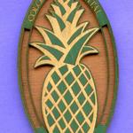 W-58
The symbol of "Welcome" graces this Colonial Capital, bilevel magnet.    $2.50