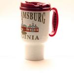 I Williamsburg insulated plastic car mug in cranberry or green.
MU306   $3.00