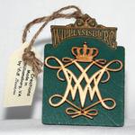 ORN-W24                 $3.00

WILLIAM AND MARY CYPHER ON A SQUARE BACK