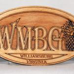 WILLIAMSBURG'S WELCOMING PINEAPPLE ON THIS ONE LEVE MAGNET.

MG360-W21         $2.00