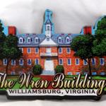 The iconic building for the College of William and Mary, The Christopher Wren building, is captured in this die-cut magnet.

MGW 301-15    $2.00