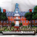 The iconic building for the College of William and Mary, The Christopher Wren building, is captured in this die-cut magnet.

MGW 301-15    $2.00